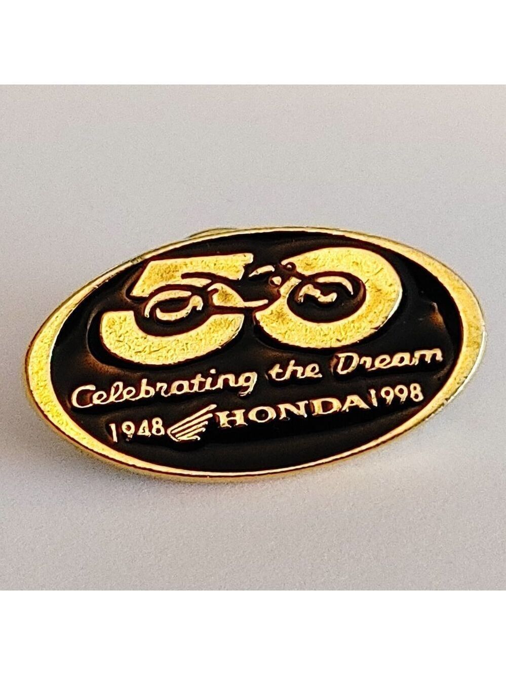 Honda Motorcycles Pin 50 Years of Celebrating the Dream